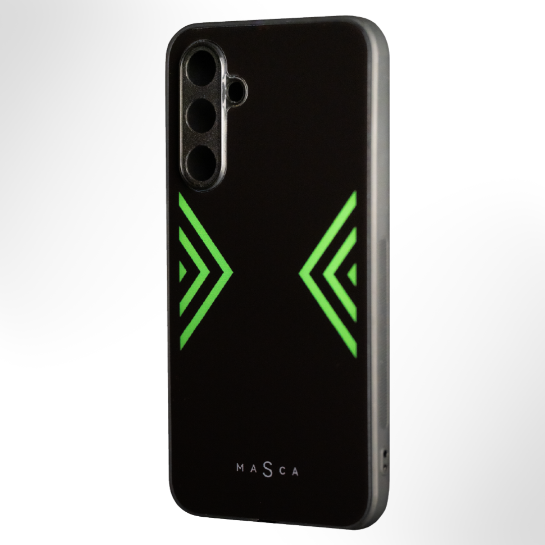 Lasergreen – Protective LED Phone Case with Green Line Glow