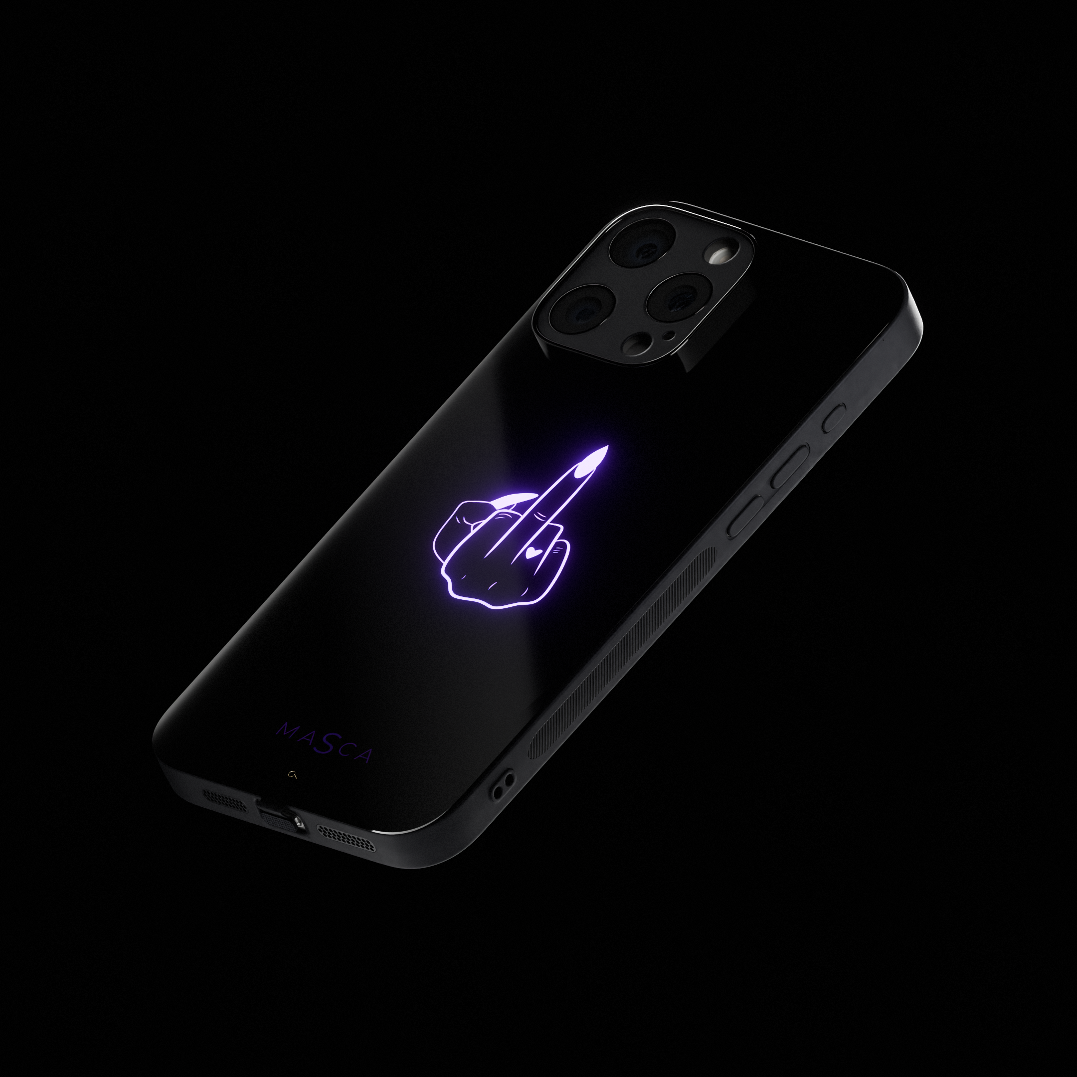 Glowing LED phone case Glowing LED phone case