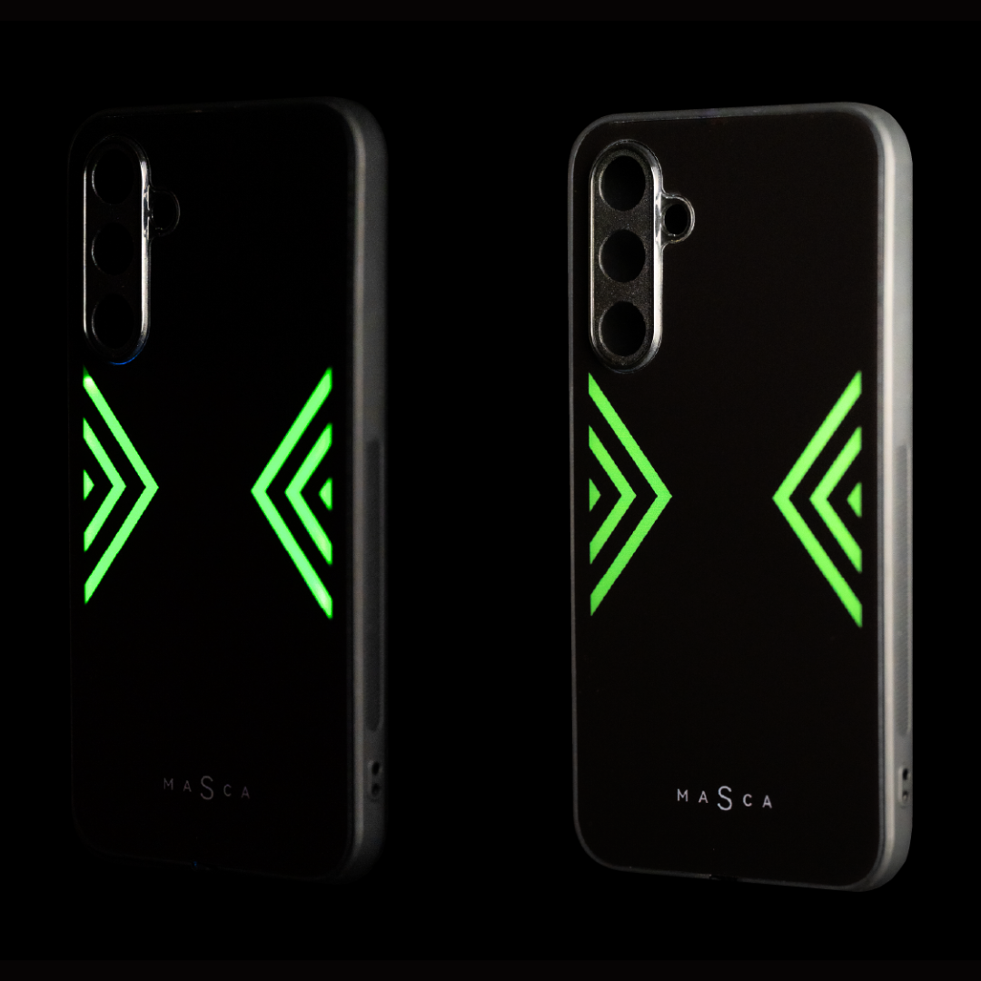 Lasergreen – Protective LED Phone Case with Green Line Glow