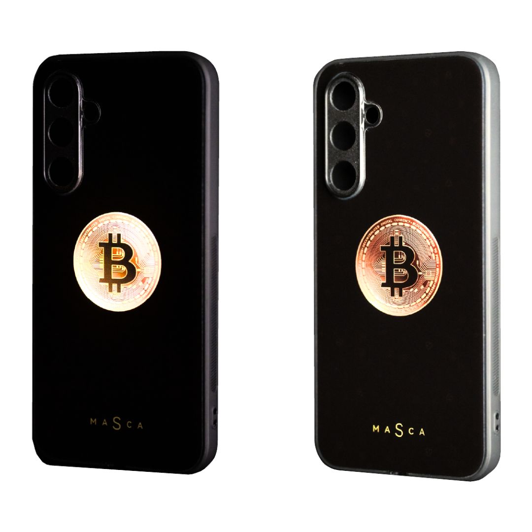 Bitcoin – Glow-in-the-Dark Crypto Design Phone Case