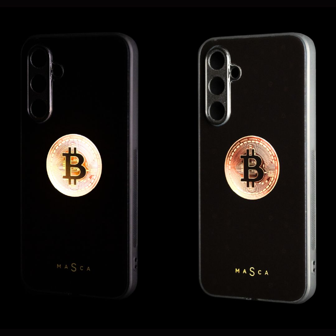 Bitcoin – Glow-in-the-Dark Crypto Design Phone Case