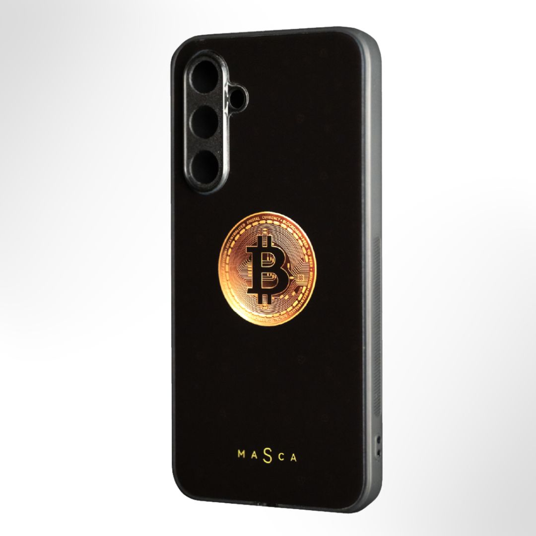 Bitcoin – Glow-in-the-Dark Crypto Design Phone Case