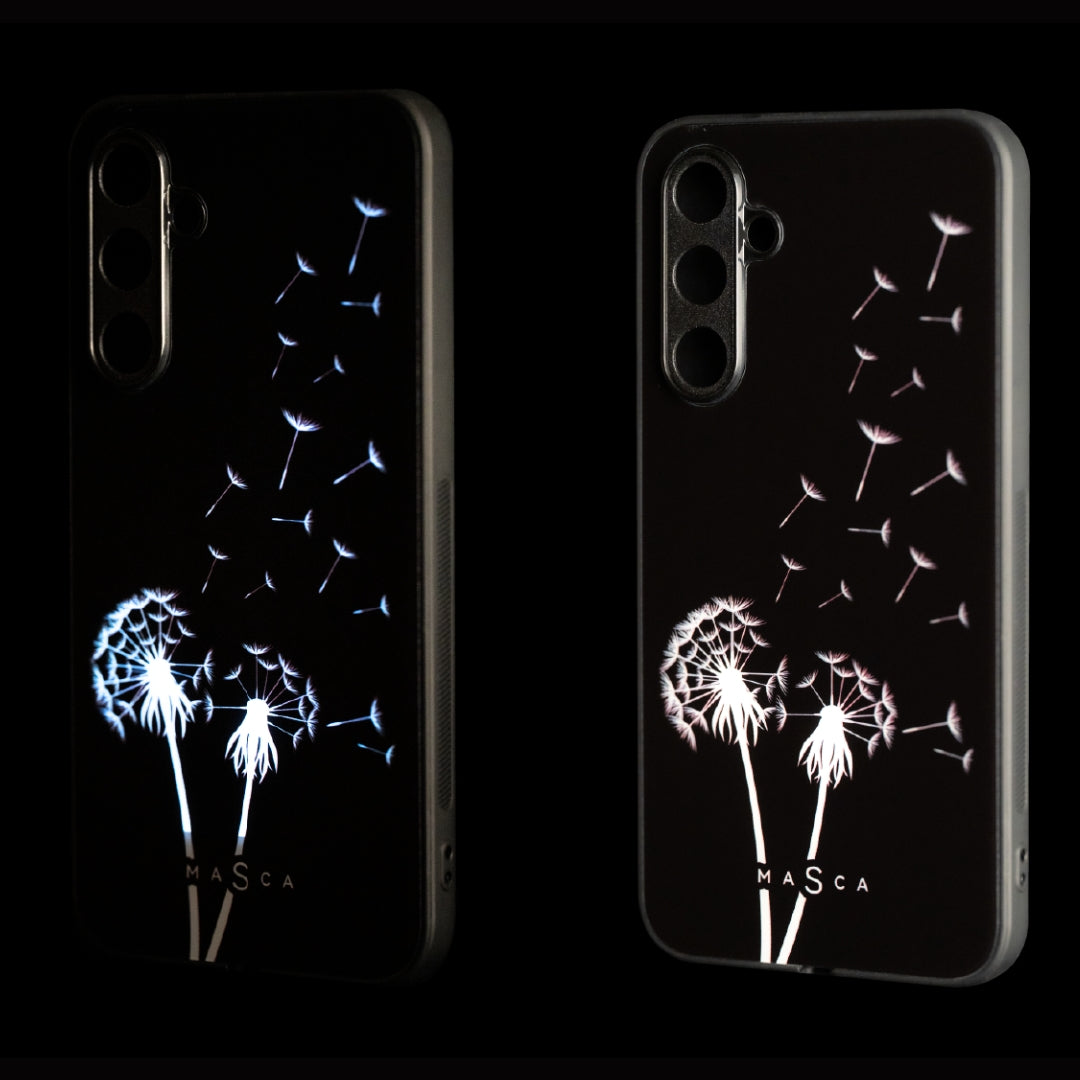 Blown Dandelion - Glow LED Phone Case for Hopeful Spirits
